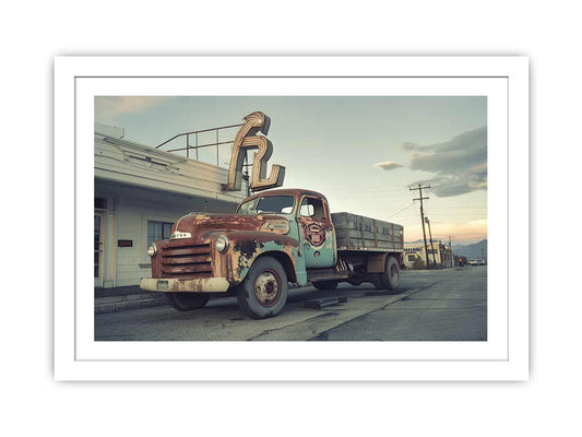 Vinatge Truck Framed Print Art