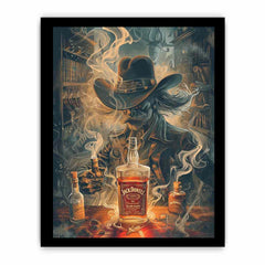 vintage whiskey Framed Print