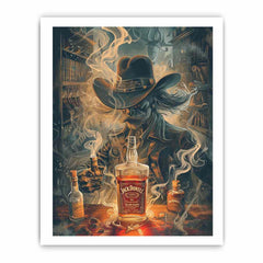 vintage whiskey Framed Print