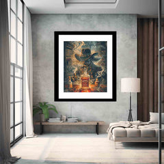 vintage whiskey Framed Print
