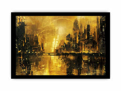 Gold Coast City Art Framed Print
