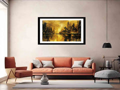 Gold Coast City Art Framed Print