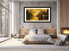 Gold Coast City Art Framed Print
