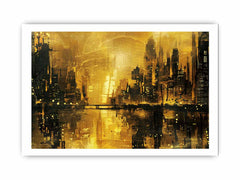 Gold Coast City Art Framed Print