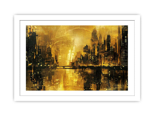 Gold Coast City Art Framed Print