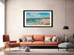 Bondi Beach Art Framed Print