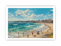 Bondi Beach Art Framed Print