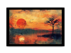 Sunset  Framed Print