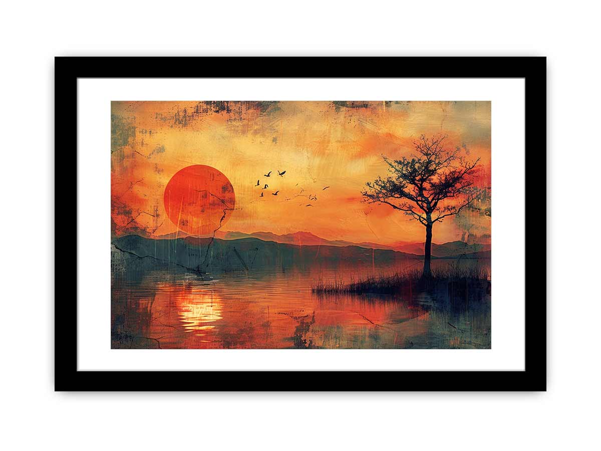 Sunset  Framed Print