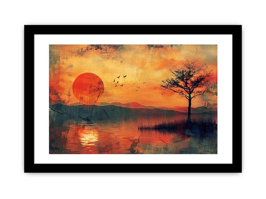 Sunset  Framed Print