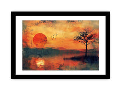 Sunset  Framed Print