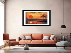 Sunset  Framed Print
