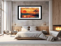 Sunset  Framed Print