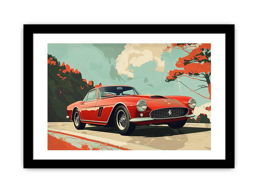 Vintage Car Framed print