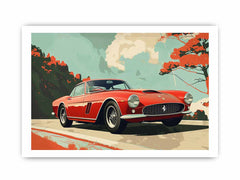 Vintage Car Framed print