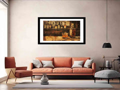 Vintage Whiskey Framed Print