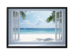 Beach Window Phuket Canvas Art Print