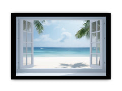 Beach Window Phuket Canvas Art Print