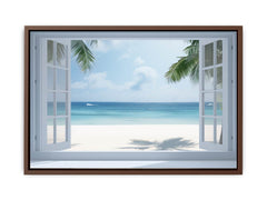 Beach Window Phuket Canvas Art Print