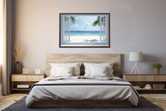 Beach Window Phuket Canvas Art Print