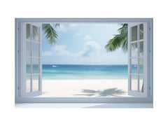 Beach Window Phuket Canvas Art Print