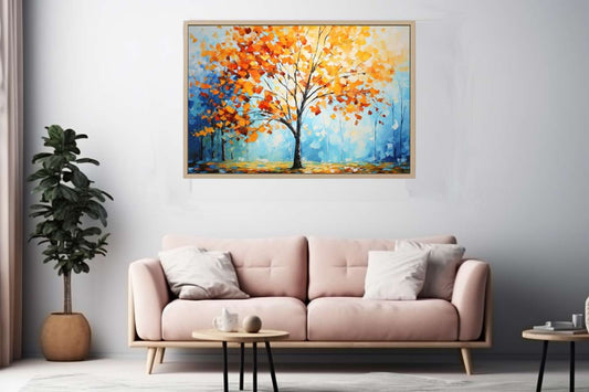 Maple Tree Art Canvas Art Print