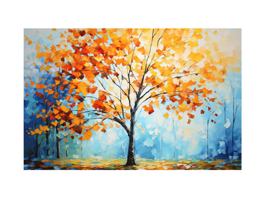 Maple Tree Art Canvas Art Print