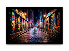 Graffiti Street Canvas Art Print