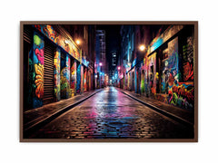 Graffiti Street Canvas Art Print