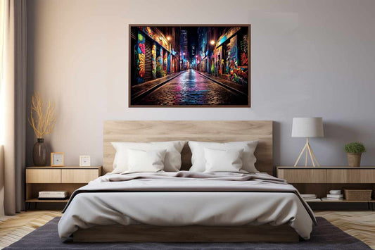 Graffiti Street Canvas Art Print