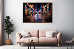 Graffiti Street Canvas Art Print