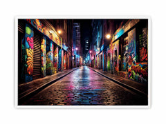 Graffiti Street Canvas Art Print