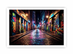 Graffiti Street Canvas Art Print