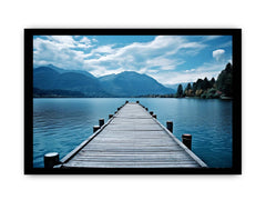 Calm Jetty Canvas Art Print