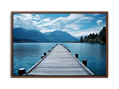 Calm Jetty Canvas Art Print