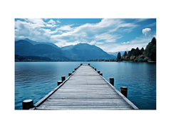 Calm Jetty Canvas Art Print