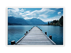 Calm Jetty Canvas Art Print