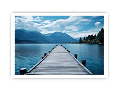 Calm Jetty Canvas Art Print