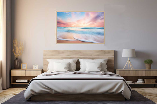 Serenity Sea Art Canvas Art Print