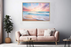 Serenity Sea Art Canvas Art Print