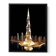 Burj Khalifa, Dubai Canvas Art Print