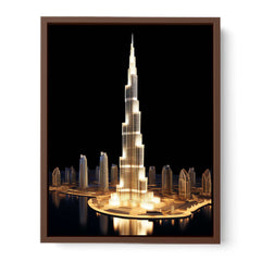 Burj Khalifa, Dubai Canvas Art Print