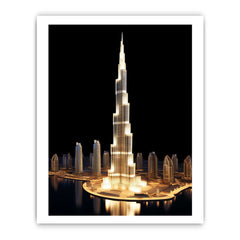 Burj Khalifa, Dubai Canvas Art Print