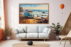 CAMPARVAN PARK Art Canvas Art Print