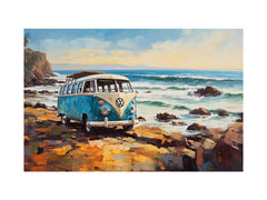 CAMPARVAN PARK Art Canvas Art Print