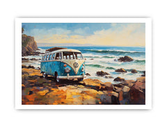 CAMPARVAN PARK Art Canvas Art Print