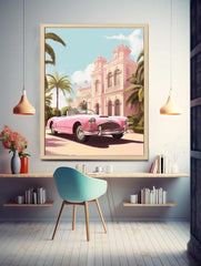 Vintage Car Canvas Art Print