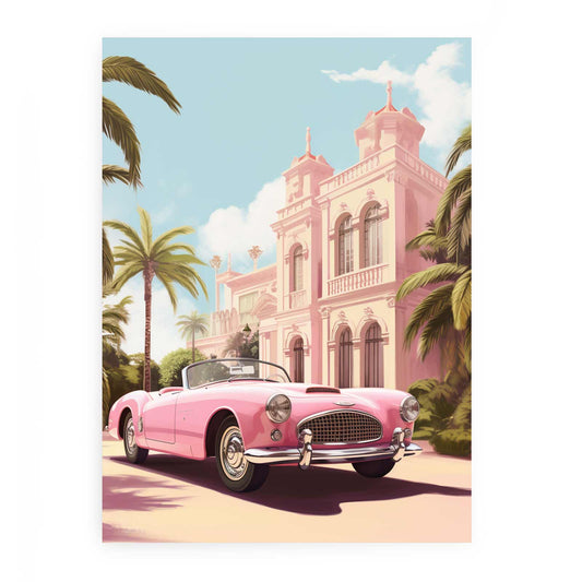 Vintage Car Canvas Art Print