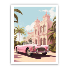 Vintage Car Canvas Art Print