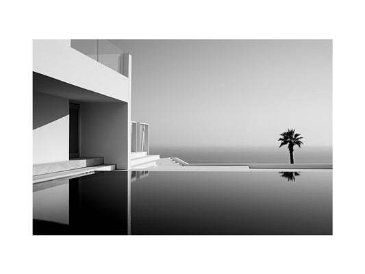 Calm Water Beach House Canvas Art Print